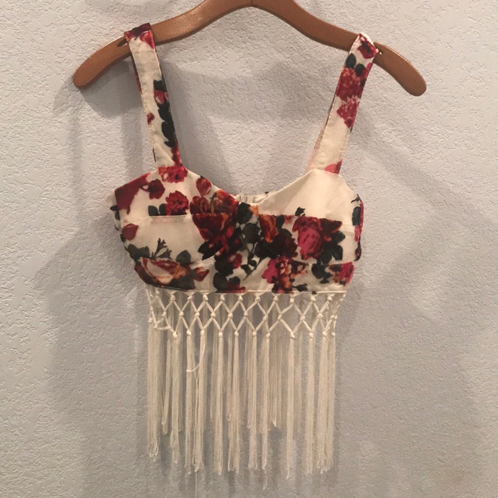 Floral crop top